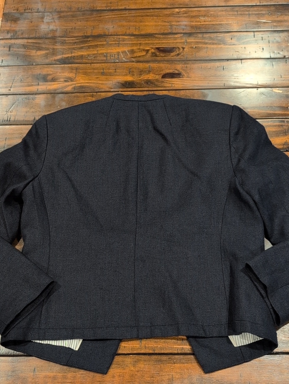 J. Crew Linen Collarless Blazer - Picture 7 of 7